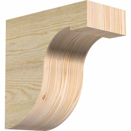 Ekena Millwork Del Monte Rough Sawn Rafter Tail, Douglas Fir, 6"W x 12"H x 12"L RFT06X12X12DEL00RDF